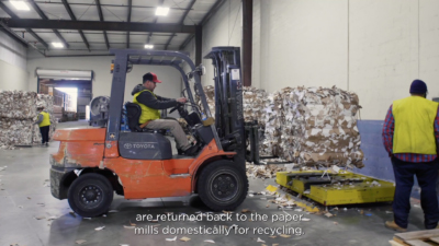 Atlantic’s Paper Bale Recycling Process