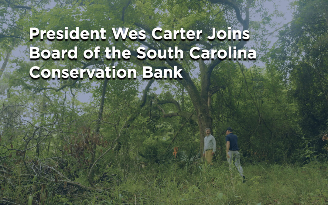 President Wes Carter Joins Board of the South Carolina Conservation Bank
