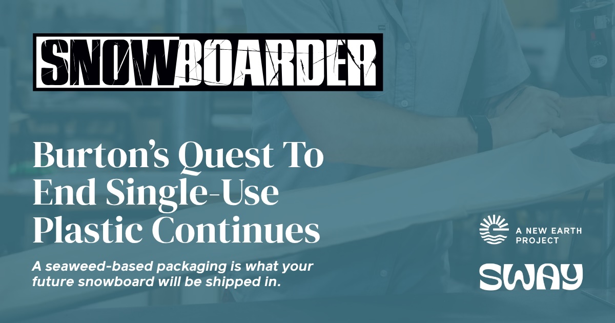 Snowboarder Magazine Burton x Atlantic Press