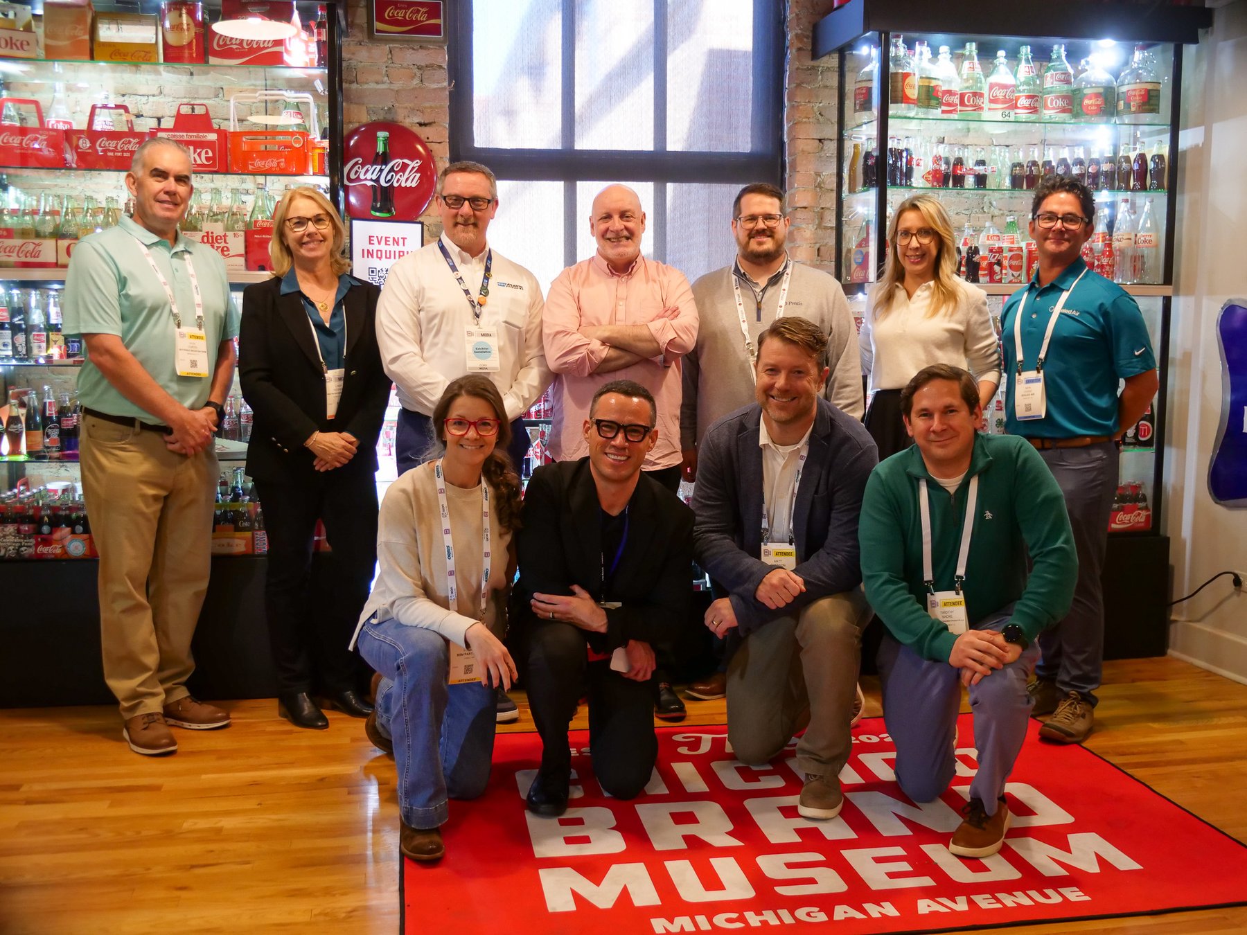 Group photo at the Chicago Brand Museum